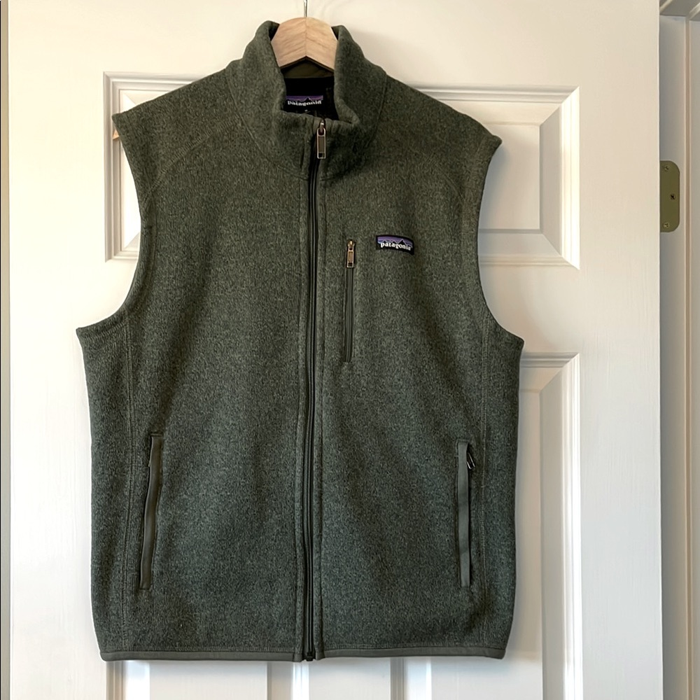 Patagonia Men's Green Fleece Vest Medium